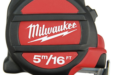 Milwaukee米沃奇卷尺5米16FT磁性钢卷尺双面盒尺工业级48-22-5216